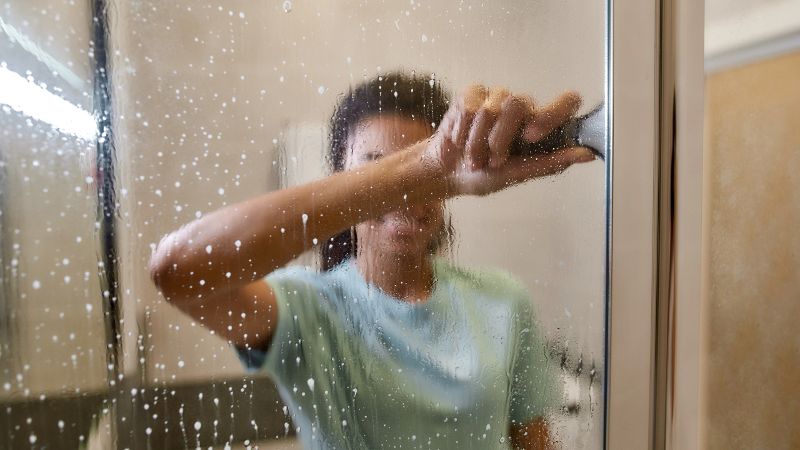 clean shower glass