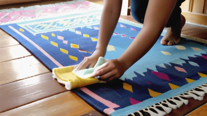 How to Clean a Dhurrie Rug